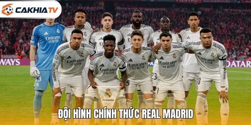 Đội Hình Chính Thức Real Madrid – Hé Lộ Sơ Đồ Đáng Chờ Đợi