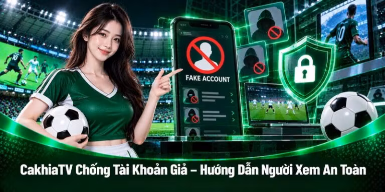 CakhiaTV Chống Tài Khoản Giả – Hướng Dẫn Người Xem An Toàn